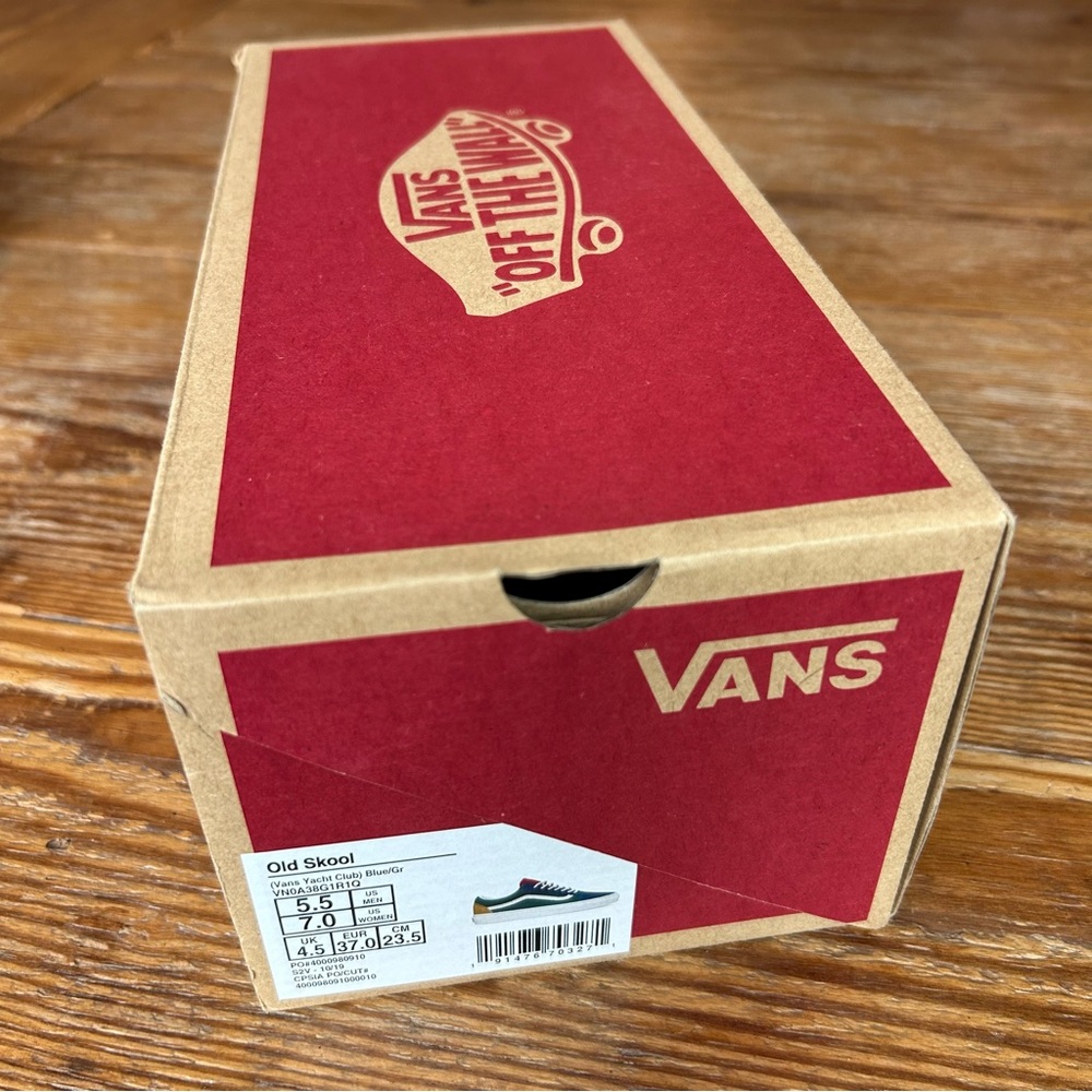 VANS Old Skool Yacht Club Suede Canvas Shoes VN0A38G1R1Q - Picture 10 of 14